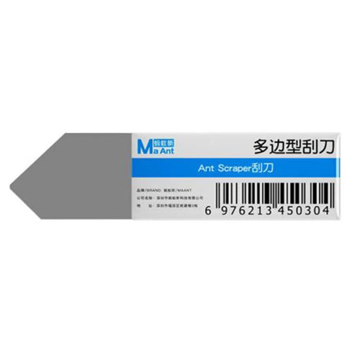 MAANT Multifunctional Stainless Steel Scraper Solder Removal Tool Flexible Non-Magnetic Laser Cut Precision - 1