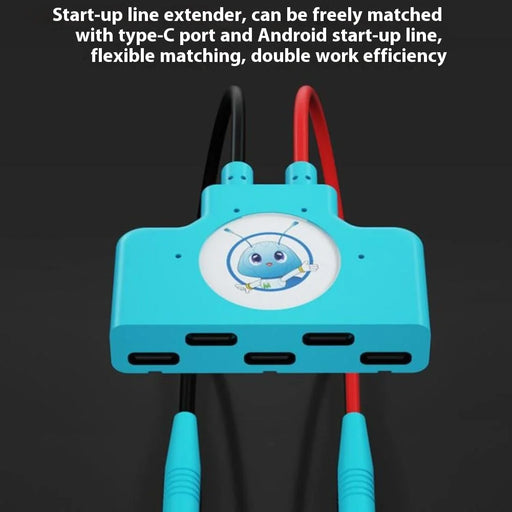 MAANT KJ-3 1-to-3 15-Port Phone Boot Power Cable Extender Cellphone Startup Cable For Multiple Android Devices - 2