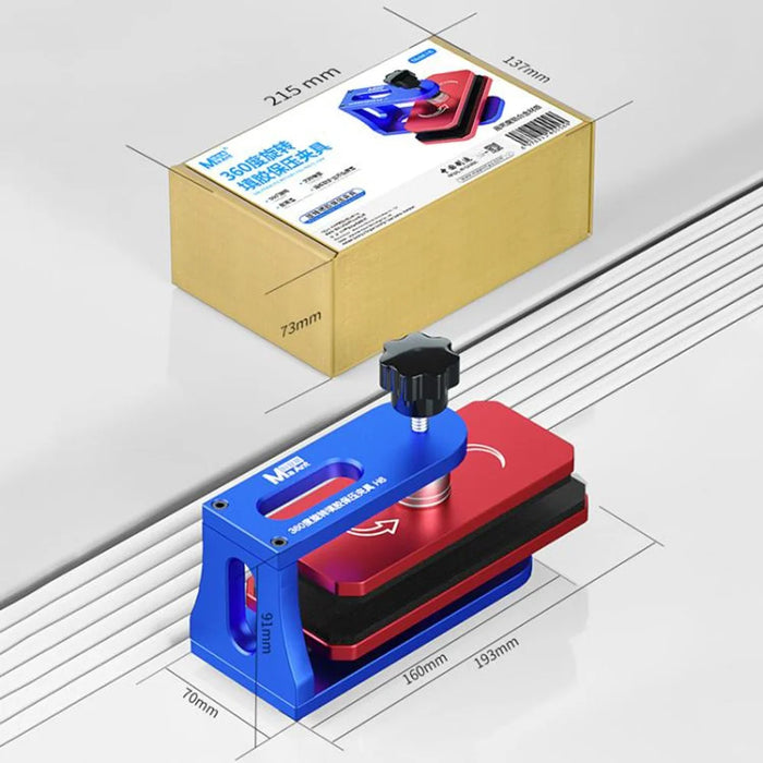 MAANT H6 Phone Screen Repair Clamp Fixture Pressure Bonding Tool for Screen  /  Back Cover Adhesive 360° Rotation - 5