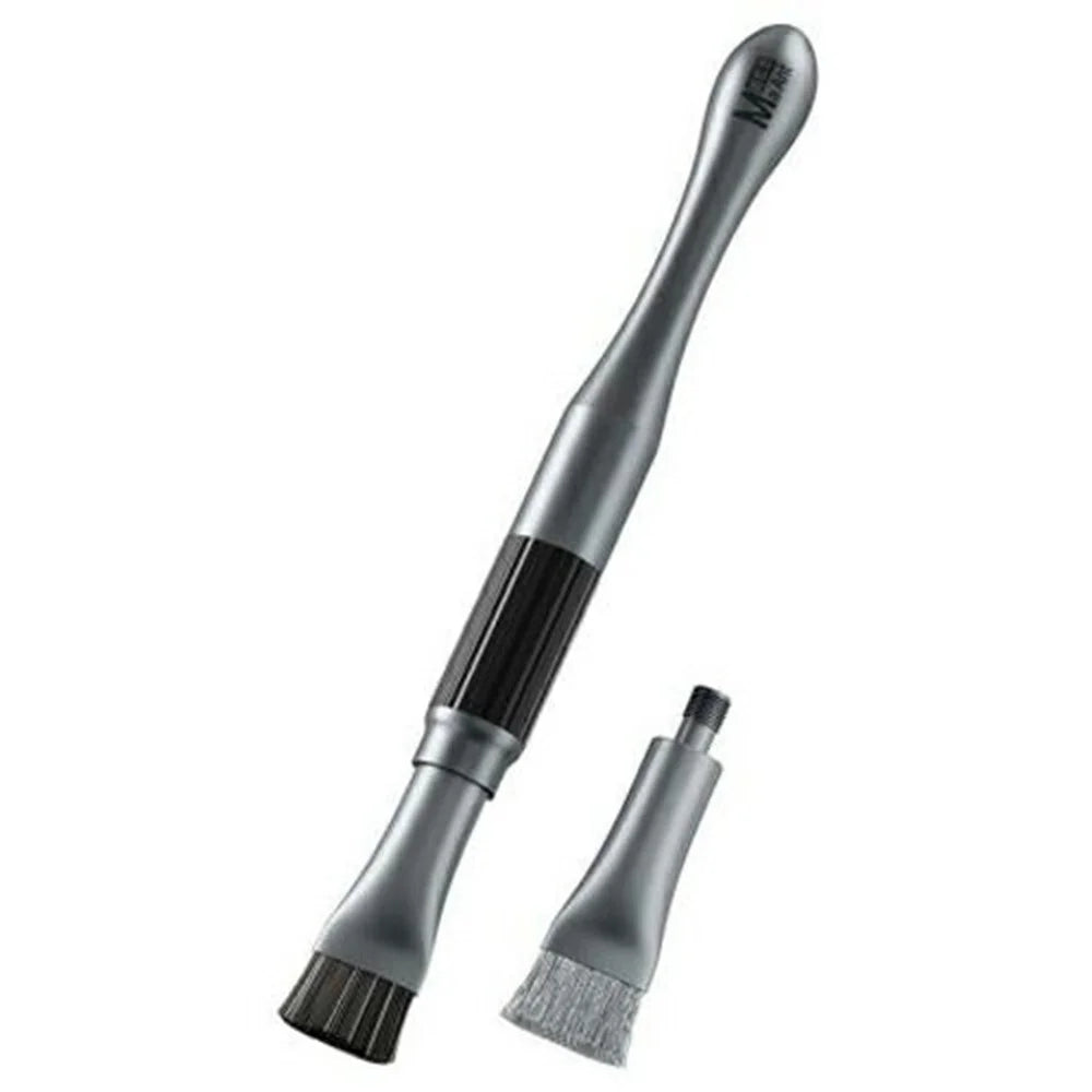 MAANT Dual-Head PCB Cleaning Brush Hard Bristle Steel Wire Anti-Static Board Chip Dust Removal Tool - 1