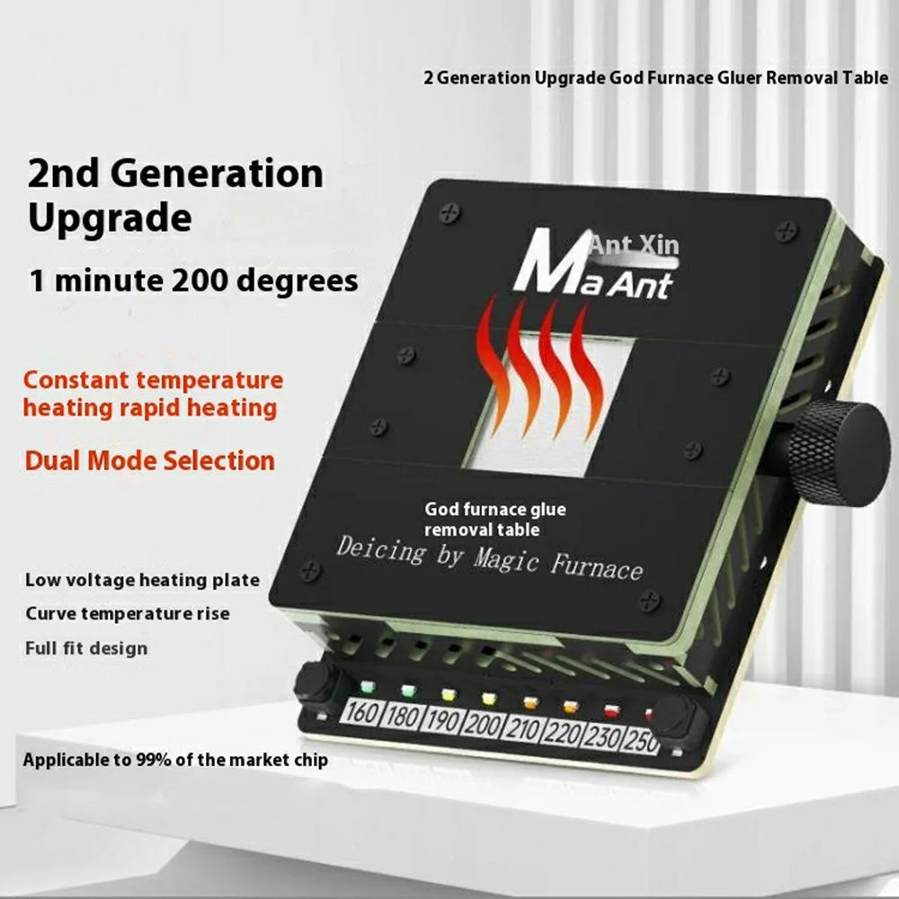 MAANT SL-2 Mobile Phone CPU IC Chip Heating Desoldering Platform Adjustable Temperature Glue Removal Tool - 2
