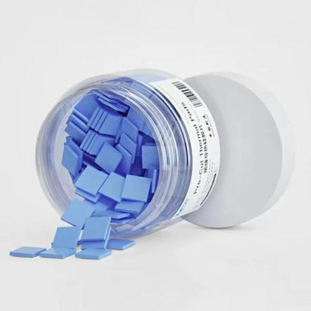 MAANT DR-03 100 Pcs Insulation Thermal Silicone Pad Heat Dissipation Pad For PC Motherboard  /  Electronic Devices - Blue - 6