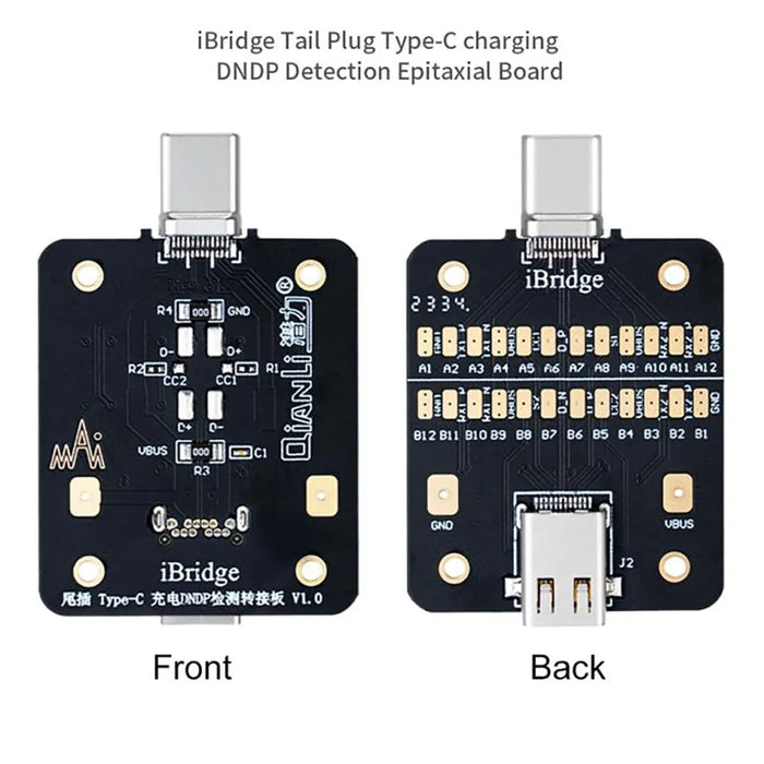 QIANLI iBridge Tail Plug Type-C Charging DNDP Detection Epitaxial Board - 2