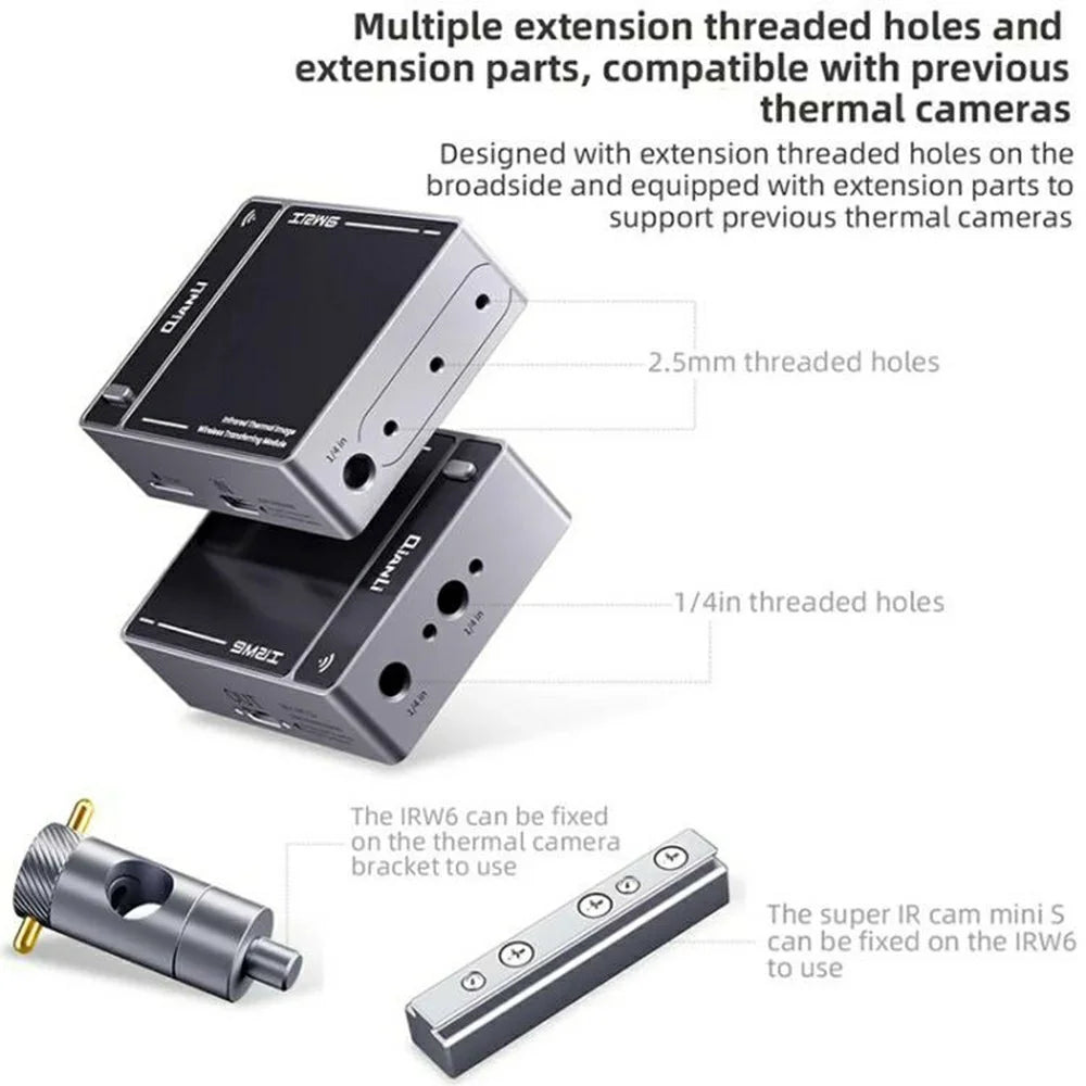 QIANLI IRW6 Infrared Thermal Image Wireless Transfer Module WiFi Real Time Sharing for Super Cam Series - 2