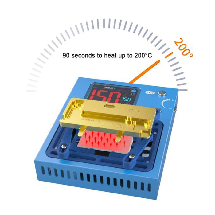 AIXUN iHeater Pro Desoldering Station with Heating Module for iPhone X - 16 Pro Max Motherboard Repair Tools - EU Plug - 2