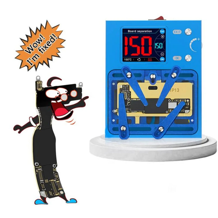 AIXUN iHeater Pro Desoldering Station with Heating Module for iPhone X - 16 Pro Max Motherboard Repair Tools - EU Plug - 5
