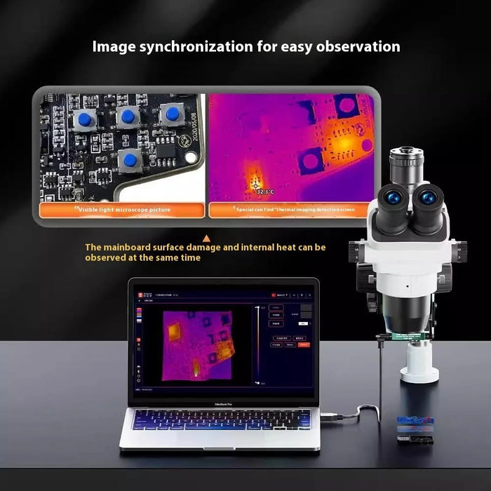 YCS MINI Infrared Thermal Imaging Camera for Trinocular Microscopes - 4
