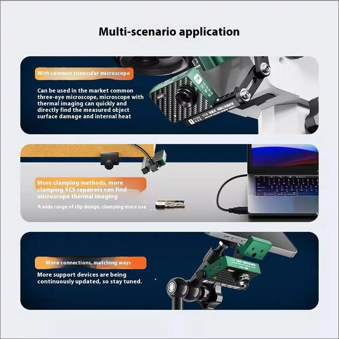 YCS MINI Infrared Thermal Imaging Camera for Trinocular Microscopes - 7