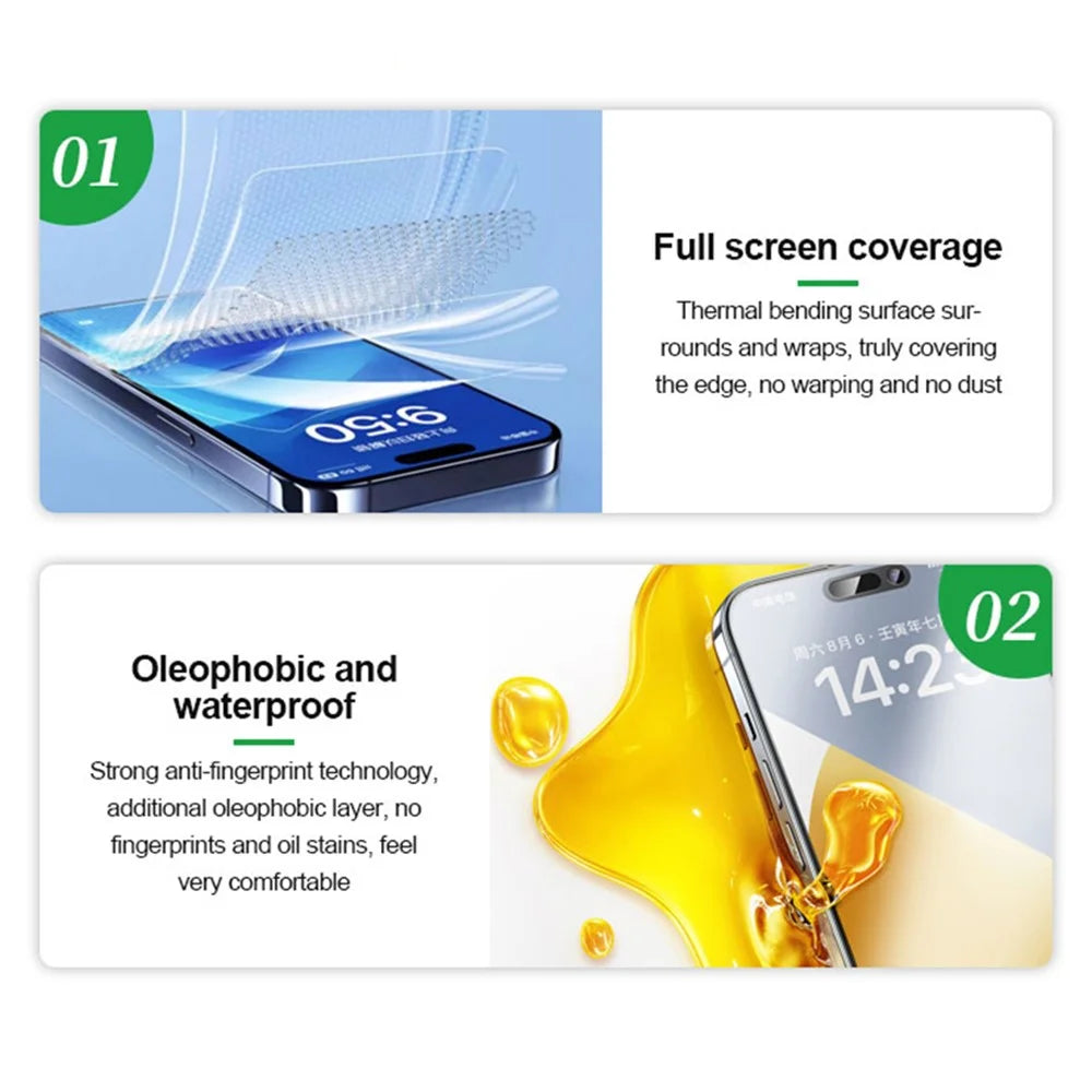 RELIFE GF-4 50Pcs Hydrogel Screen Protector Anti Pressure Self Healing HD Screen Film for Mobile Phones - 6