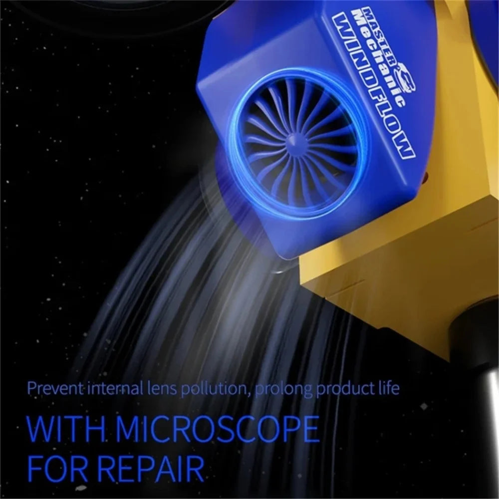 MECHANIC Windflow Microscope Smoke Absorber Strong Suction Fume Extractor for Soldering  /  Repair Work 4 Speed Adjustable - 2