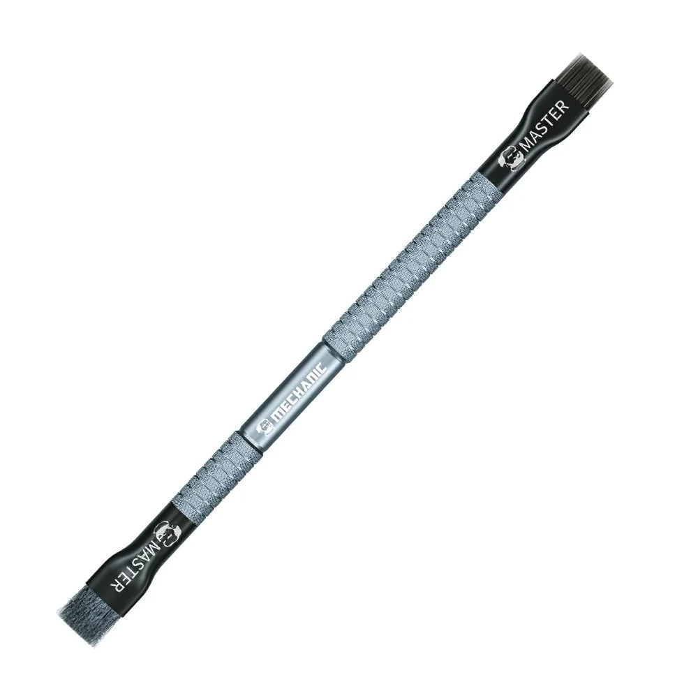 MECHANIC PCB Desoldering Cleaning Brush Double-Ended Cylindrical Long Handle for Chip / IC Pad Cleaning - 1
