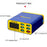 MECHANIC 6M QC 3.0 USB Smart Charger Fast Charging Station with LCD Display for Smartphones / Tablets - EU Plug - 3