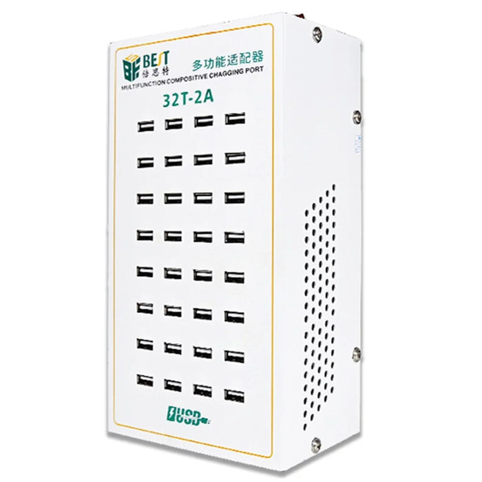BEST 32T-2A 32 Port Multi Function Charging Station USB Charger Smart Fast Charging for Multiple Devices - 1