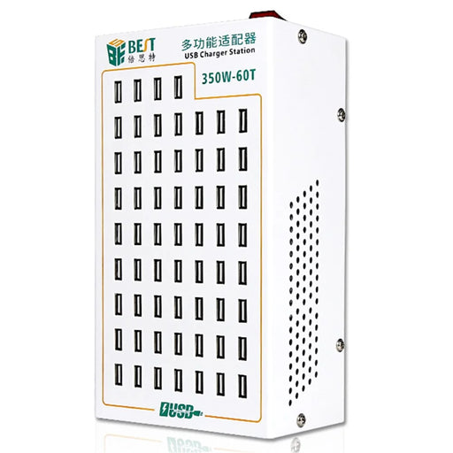 BEST 350W-60T 60 Port Multi Function Charging Station USB Charger Smart Fast Charging for Mobile Devices - 1