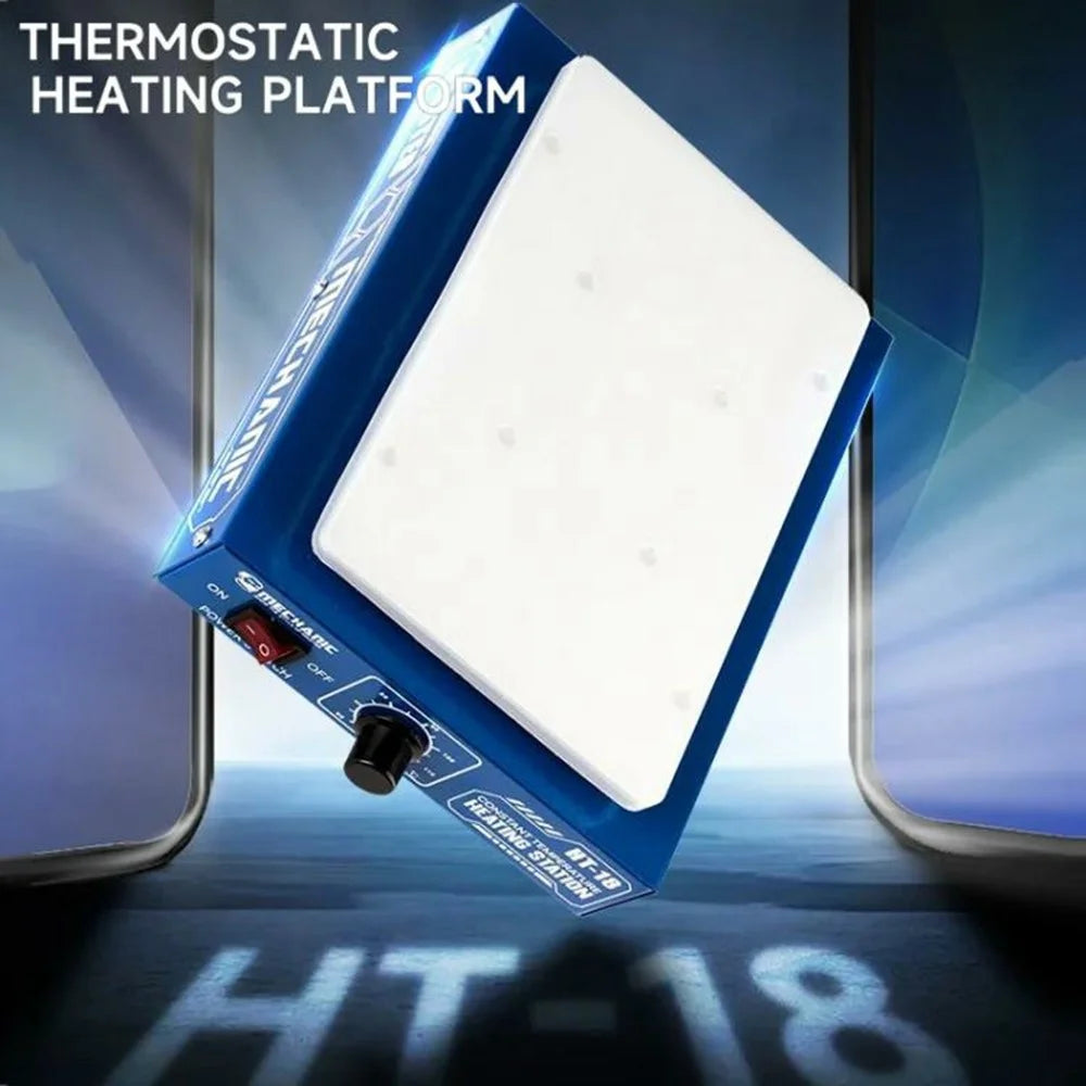 MECHANIC HT-18 Intelligent Digital Temperature Control Heating Platform for Circuit Board Repair, Mobile Phone Screen Removal - EU Plug - 3