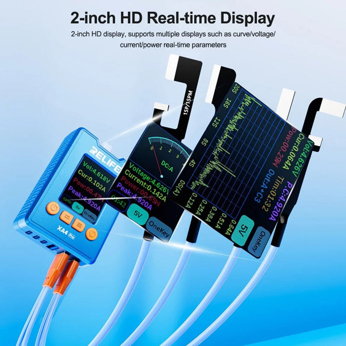 RELIFE XA4 Pro For iPhone 8 - 17 Pro Max Series One-Touch Power Cable for Smartphone Repair Test Cord - 7
