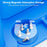 RELIFE RL-001K Multi-Functional Silicone Storage Box Organizer Heat Resistant Magnetic Adsorption - Blue - 6