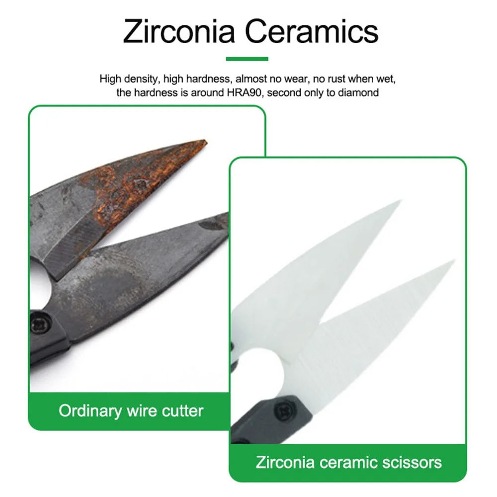 RELIFE RL-102 Ceramic Insulated U-Shaped Scissors for Battery Repair Scissors Cut Battery Cable Tool - 4