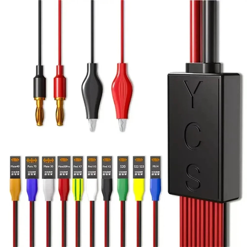 YCS-D02 Boot DC Battery Test Cable Power Detection for Android Phones Motherboard Repair Clip Line - 1