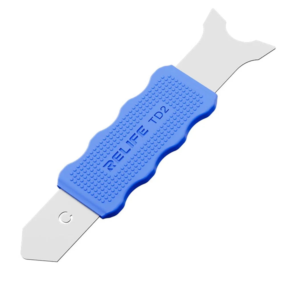 RELIFE TD2 Multifunctional Disassembly Tool for Phone Repair Precision Forged Bendable Steel with Non Slip Silicone Cover - A - 7