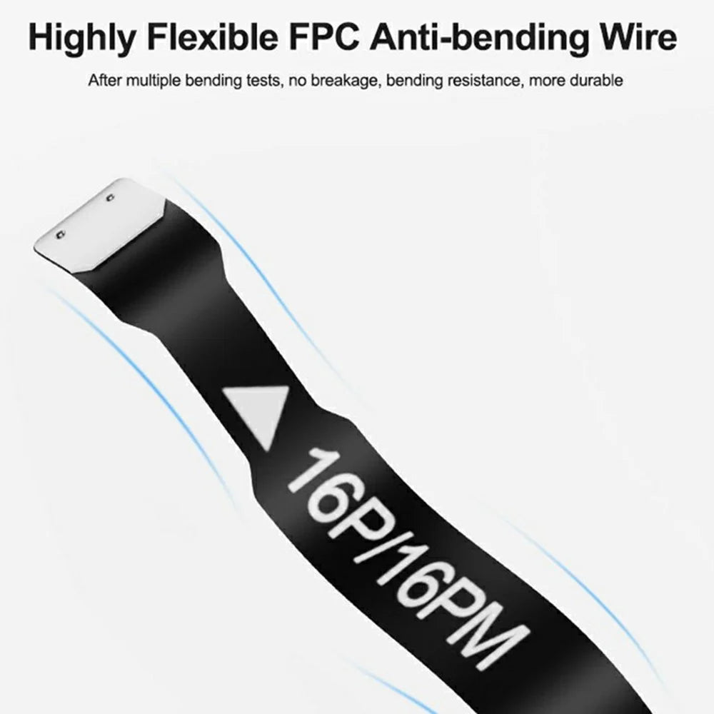 SUNSHINE SS-905K For iPhone 6 - iPhone 16 Pro Max Power Boot Control Silicone Line Phone Repair Power Supply Test Cable - 3