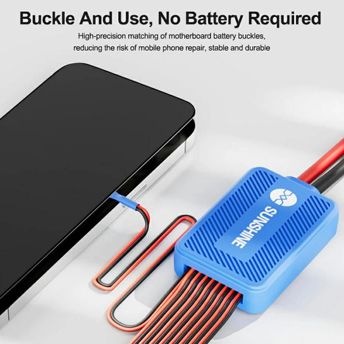 SUNSHINE SS-905K For iPhone 6 - iPhone 16 Pro Max Power Boot Control Silicone Line Phone Repair Power Supply Test Cable - 6