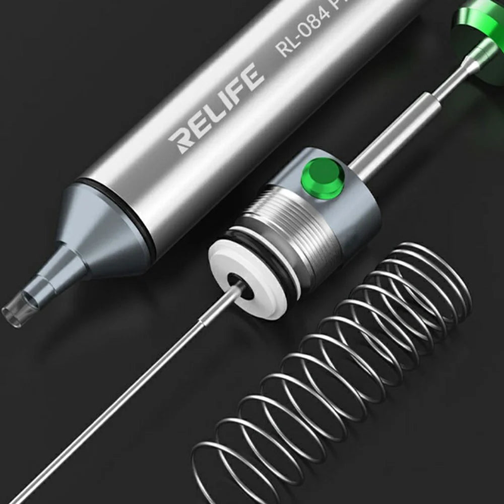 RELIFE RL-084 Pro Aluminum Alloy Desoldering Gun Strong Suction Automatic Rebound for Electronics Repair - 6