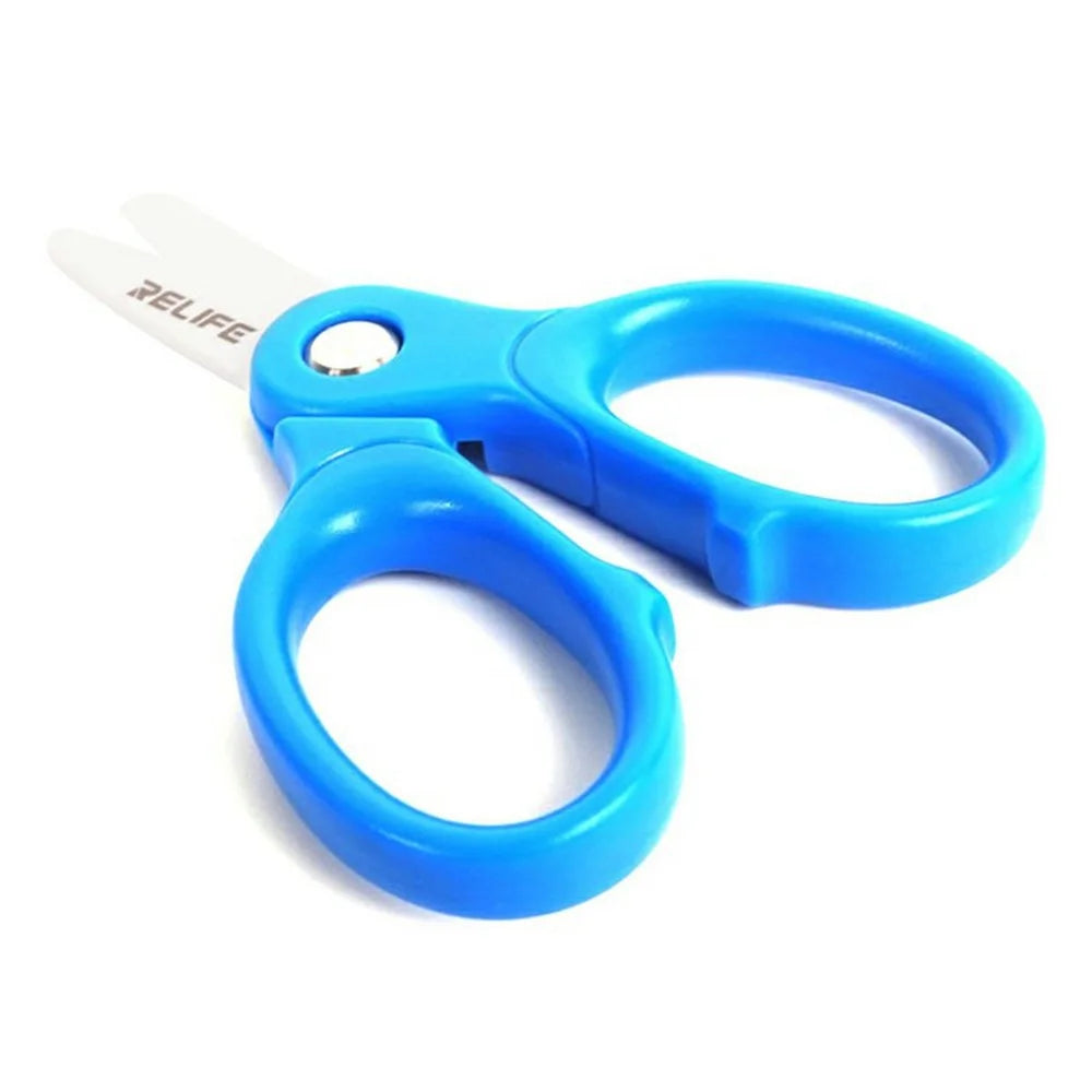 RELIFE RL-102A Ceramic Blade Mini Insulated Scissors for Mobile Phone Repair Battery Cable Cutter - 2