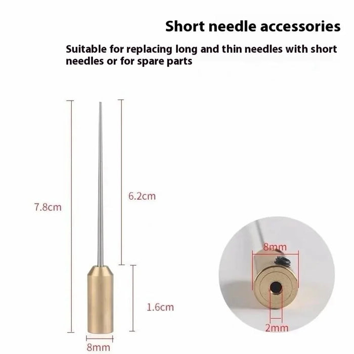 5Pcs 2mm Nozzle Tips for CJ6+ Adhesive Remover Machine Needle Replacement Part - 2