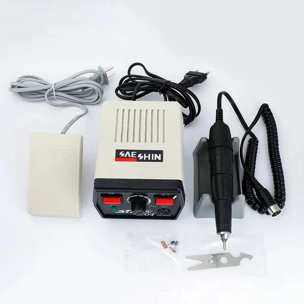 SAESHIN Strong 204+102L Micro Motor Dental Polishing Drilling Equipment - EU Plug - 4