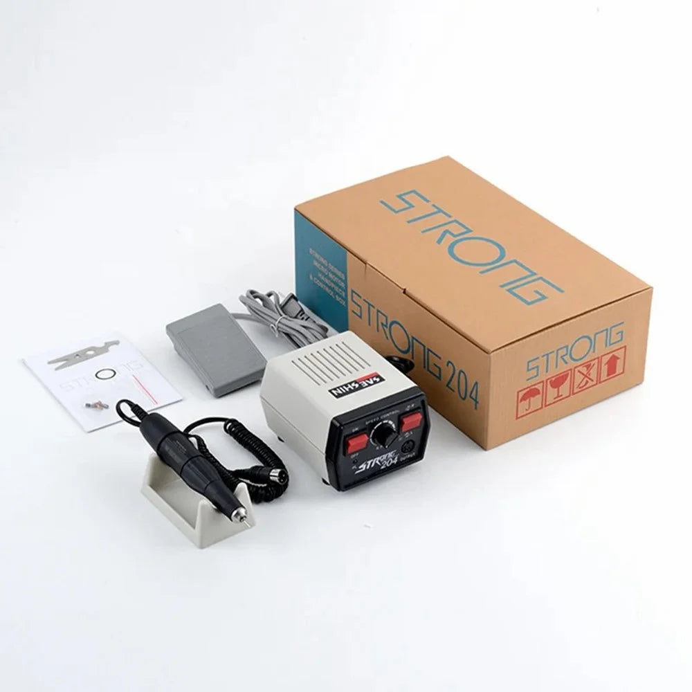 SAESHIN Strong 204+102L Micro Motor Dental Polishing Drilling Equipment - EU Plug - 6