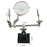 BEST BST-168Z Clip-On Magnifying Glass 3X Magnification Rotatable Lens Magnifiers - 4