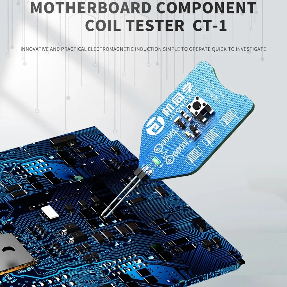 JITONGXUE CT-1 Motherboard Coil Tester Inductor Detector Electromagnetic Testing Tool - 2