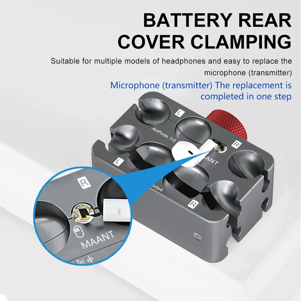 MAANT P2 2025 Air Multifunction Earphone Clamp Fixture for Wireless Earbuds Repair - 3