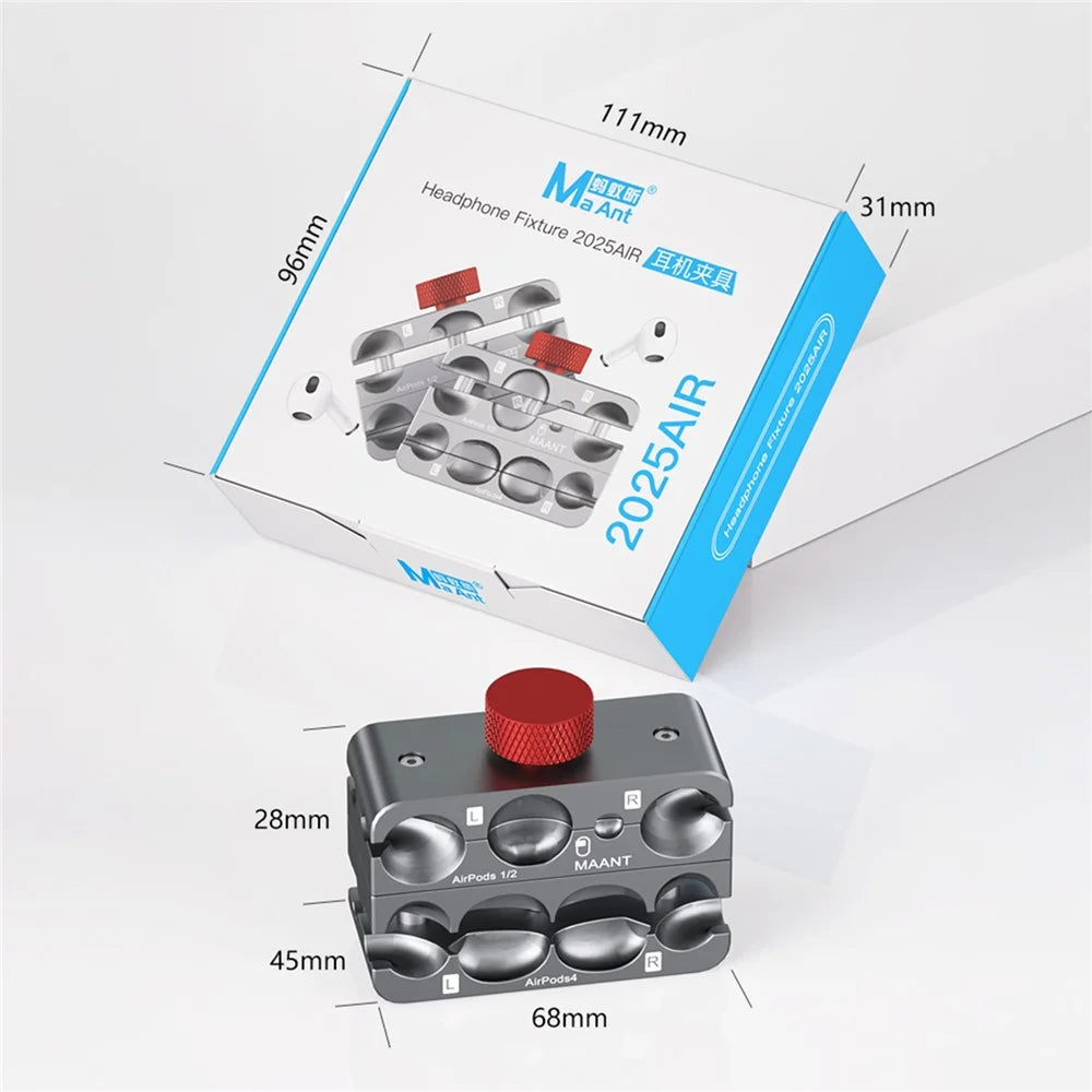 MAANT P2 2025 Air Multifunction Earphone Clamp Fixture for Wireless Earbuds Repair - 7