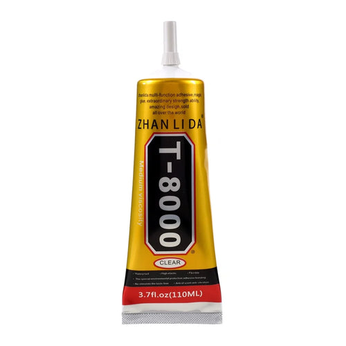 ZHANLIDA T8000 110ml Adhesive Sealant Glue for DIY Diamond Clothes Shoes Phone Border Glue [MSDS Certification] - 1
