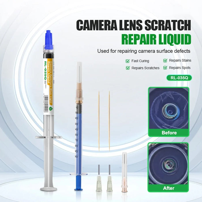 RELIFE RL-035Q Camera Lens Scratch Repair Liquid for Glass Surface Defects  /  Efficient Repair  /  Fast Curing - 3