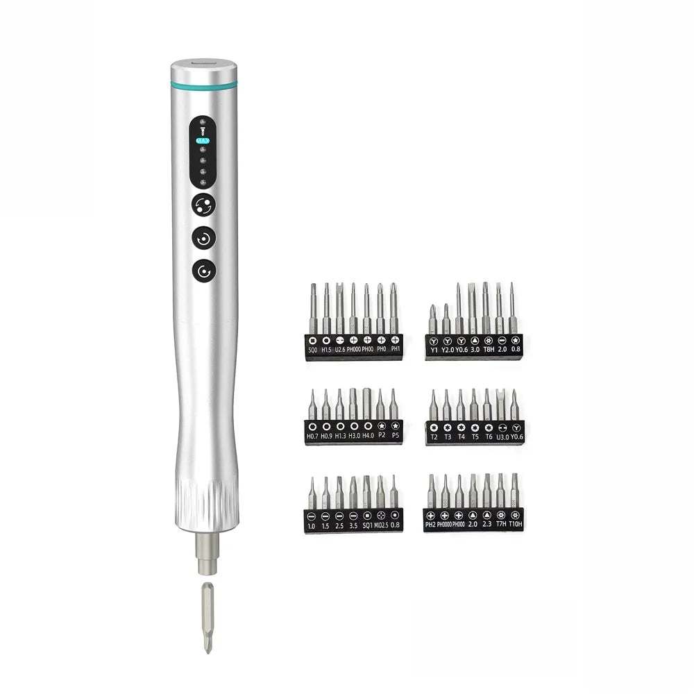 RF4 RF-ED4 Electric Screwdriver Set 4-Speed Adjustable with 42 Bits Mobile Phone Repair Disassembly Tool - 1