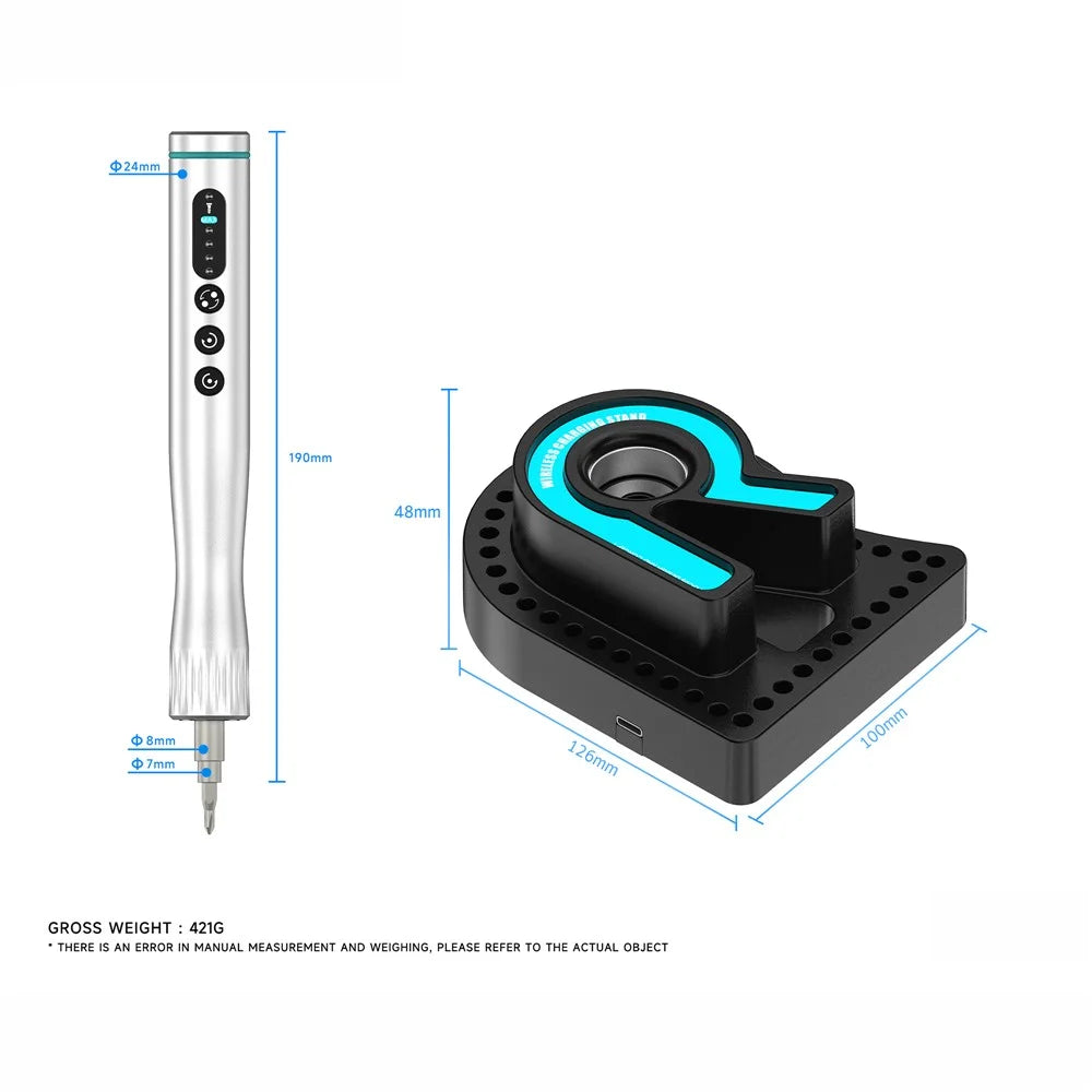 RF4 RF-ED4S Electric Screwdriver Set with Charging Dock 4-Speed Adjustable for Tightening / Disassembly - 6