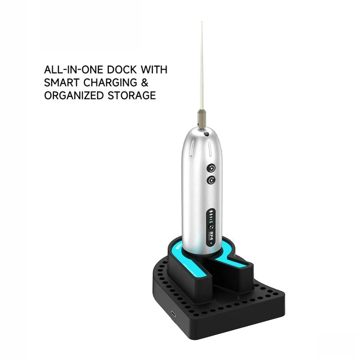 RF4 RF-GR3S Electric Glue Removal Pen with Charging Dock High Speed 8000RPM Adhesive Remover - 3