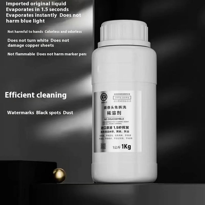 Camera Lens Cleaning Solvent No Disassembly Required 1Kg Fast-Evaporating Cleaning Black Spots Tools - 2