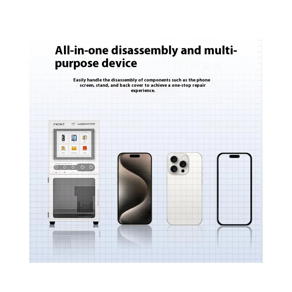 TBK-958ZE UV Laser Machine Screen Separator Marking Machine for Phone Rear Glass Removal Repair - EU Plug - 7