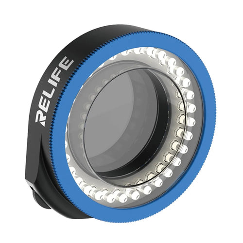 RELIFE RL-033E Pro 32 LEDs Dual Polarized Light Source Dimmable Brightness Microscope Ring Light - 1