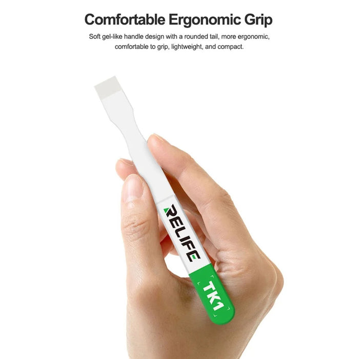 RELIFE TK1 Non Magnetic Anti Static Ceramic Solder Scraper for Mobile Phone Motherboard CPU Oxidation Removal - 5