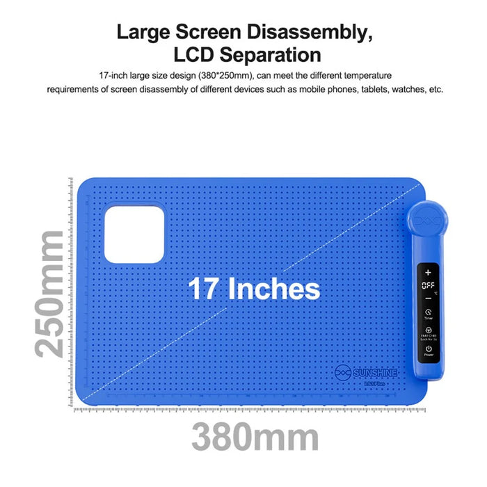 SUNSHINE LS3 Plus LCD Screen Separator 17 Inch for Mobile Phones / Tablets / Watches - EU Plug - 5