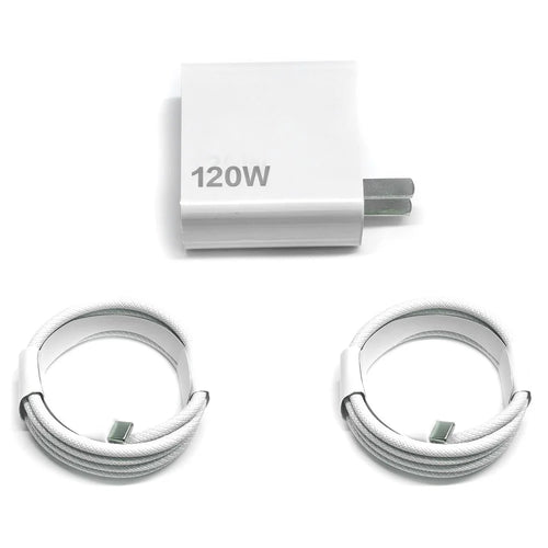 I2C C09 240W Charger Adapter Set with 2 Cable, 120W GaN Fast Charging Wall Charger for Phones / Laptops / Tablets - 1