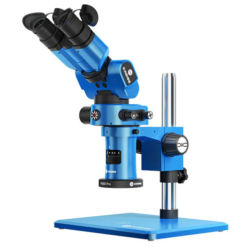 SUNSHINE R360 Pro Rotating Stereo Microscope 0.7-5.8X Magnification Microscope for Electronics Repair - 1