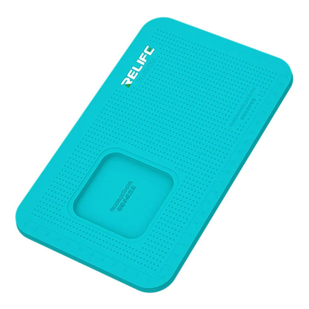 RELIFE RL-004DM Anti-Slip Pad for Phone Film Application Silicone Mat with Camera Cut Out - 1