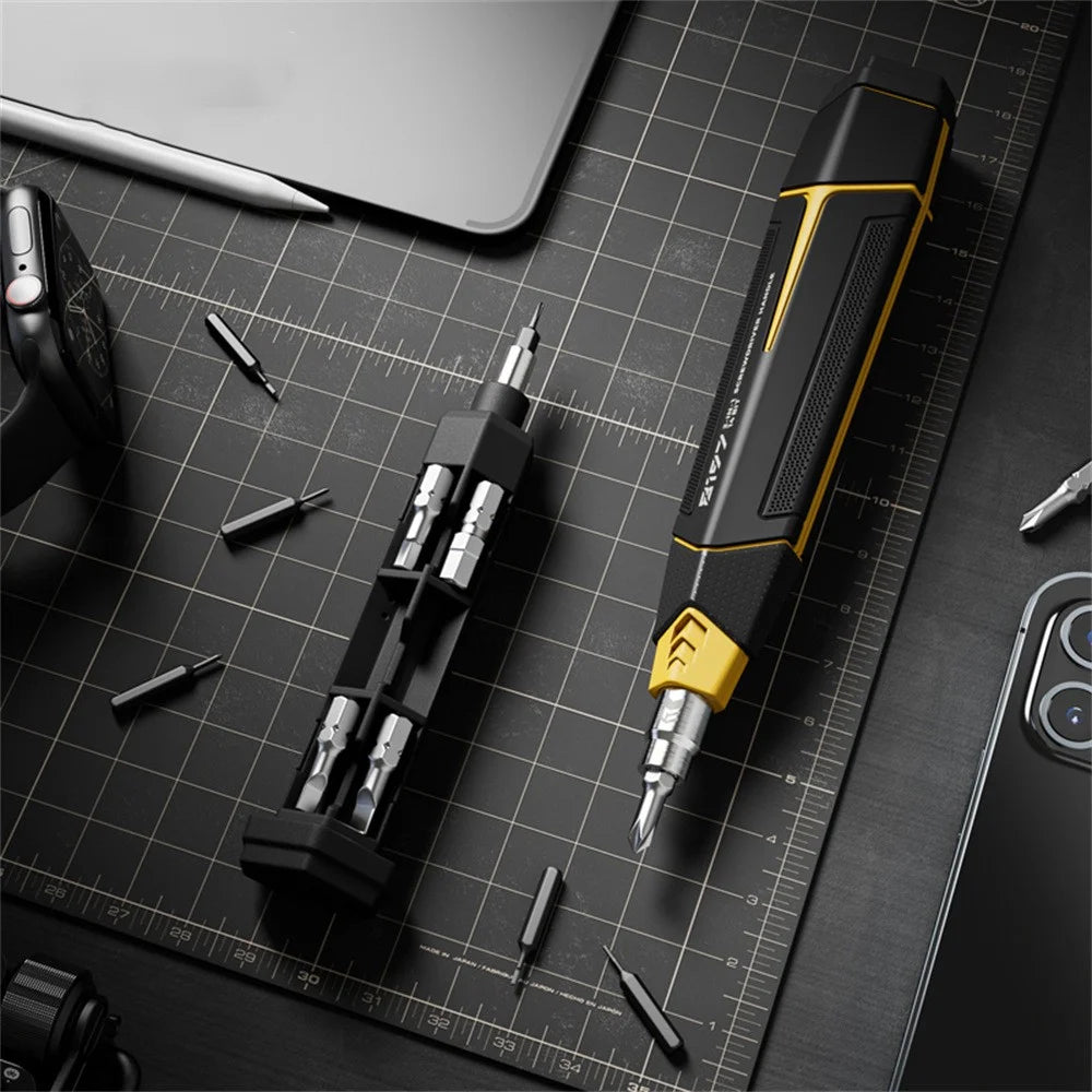 JAKEMY JM-8197 16 in 1 Manual Screwdriver Set Precision Tool Kit with 14Pcs Bits and Anti Slip Handle - 2