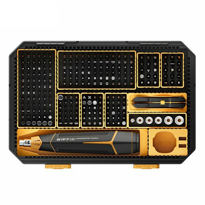 JAKEMY JM-8199 257 in 1 Home Repair Tool Kit Set Manual Screwdriver with Ergonomic Handle - 3
